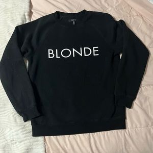 Brunette the Label Sweater Blonde Size M/L